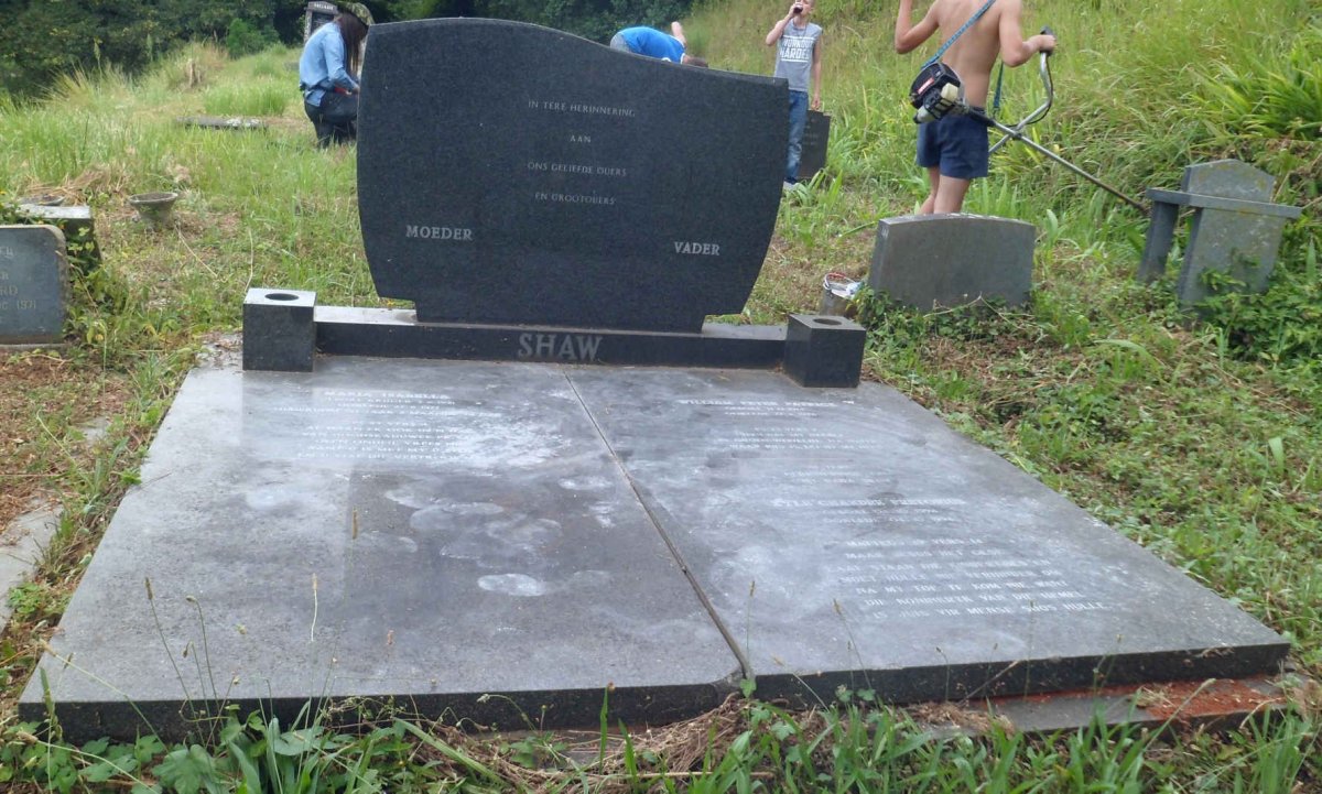 SHAW William Peter Patrick 1914-1976 &amp; Maria Isabella KRUGER 1921-1971 :: PRETORIUS Kyle Chandre 1994-1994
