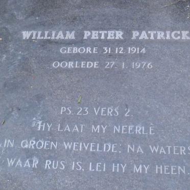 SHAW William Peter Patrick 1914-1976