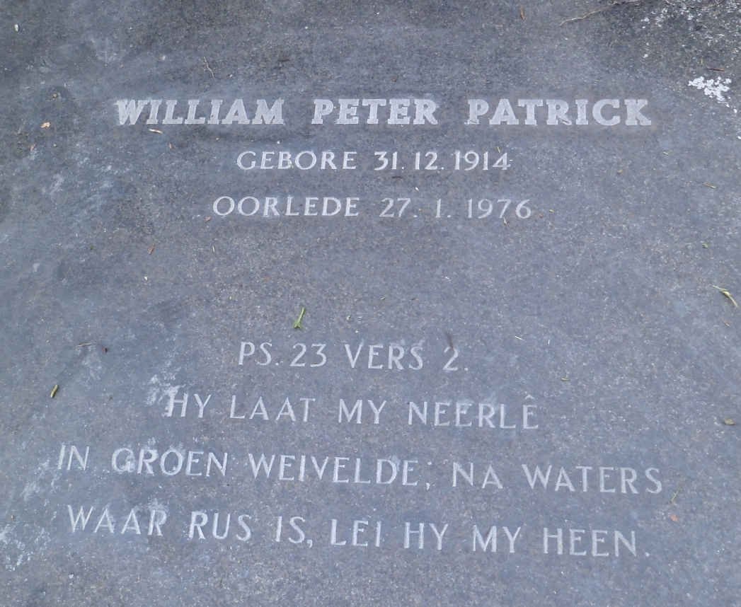 SHAW William Peter Patrick 1914-1976