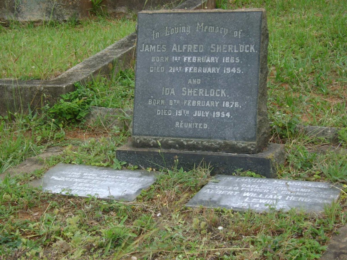 SHERLOCK James Alfred 1865-1945 &amp; Ida 1876-1954