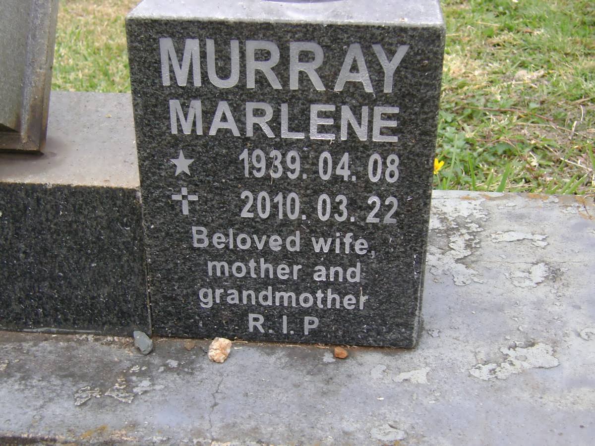 MURRAY Marlene 1939-2010