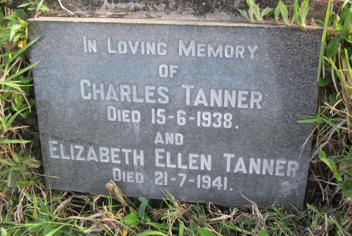 TANNER Charles -1938 &amp; Elizabeth Ellen -1941