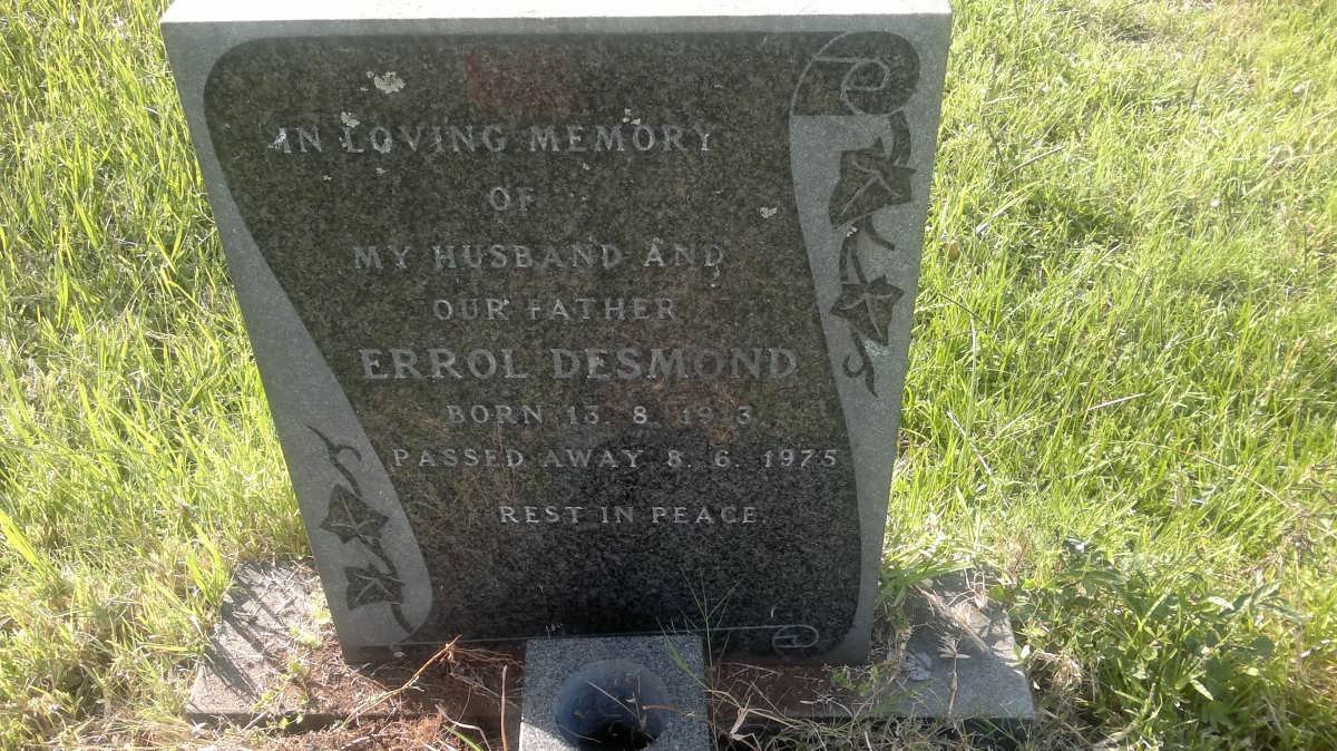 TAYLOR Errol Desmond 1923-1975