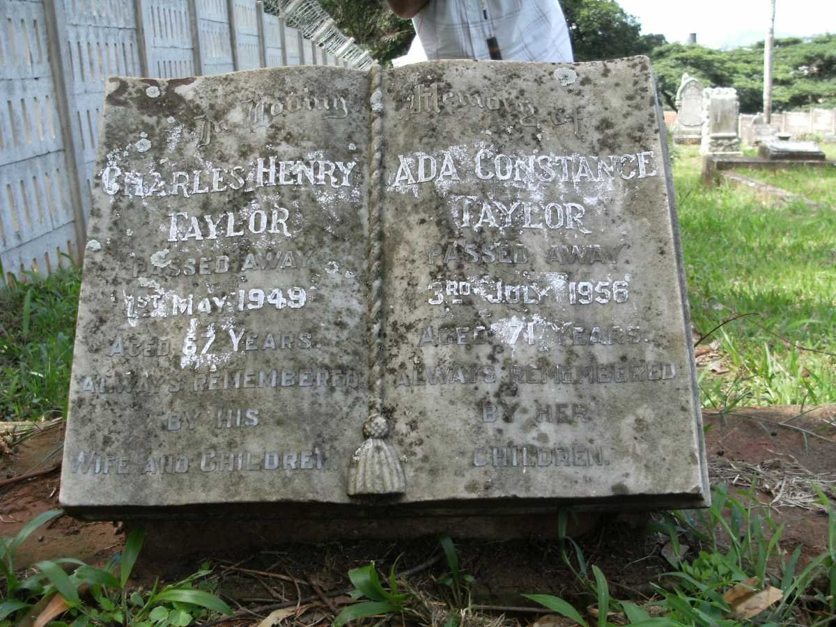 TAYLOR Charles Henry -1949 &amp; Ada Constance -1956