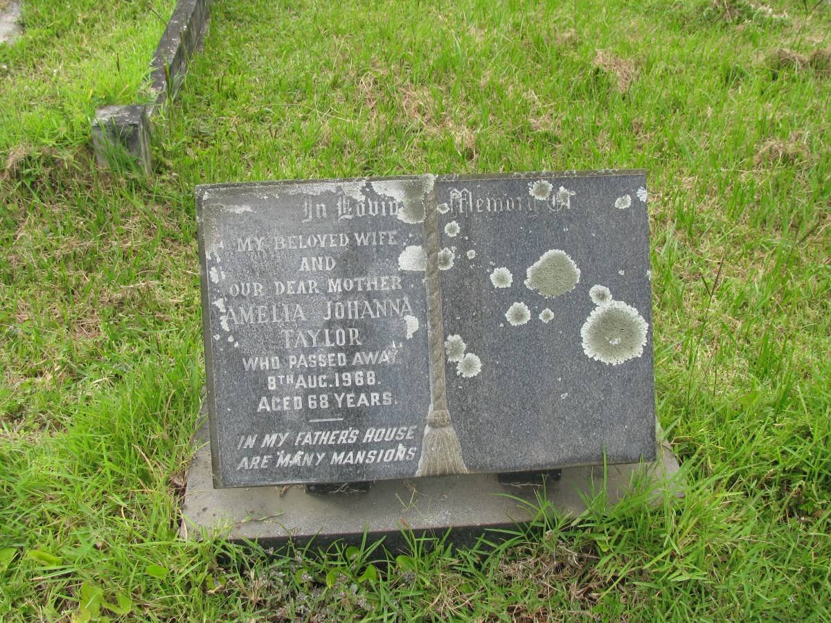 TAYLOR Amelia Johanna -1968