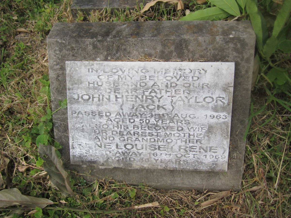 TAYLOR John Henry -1963 &amp; Irene Louise -1969