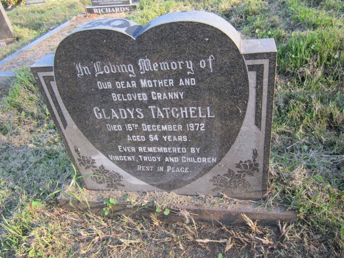 TATCHELL Gladys -1972