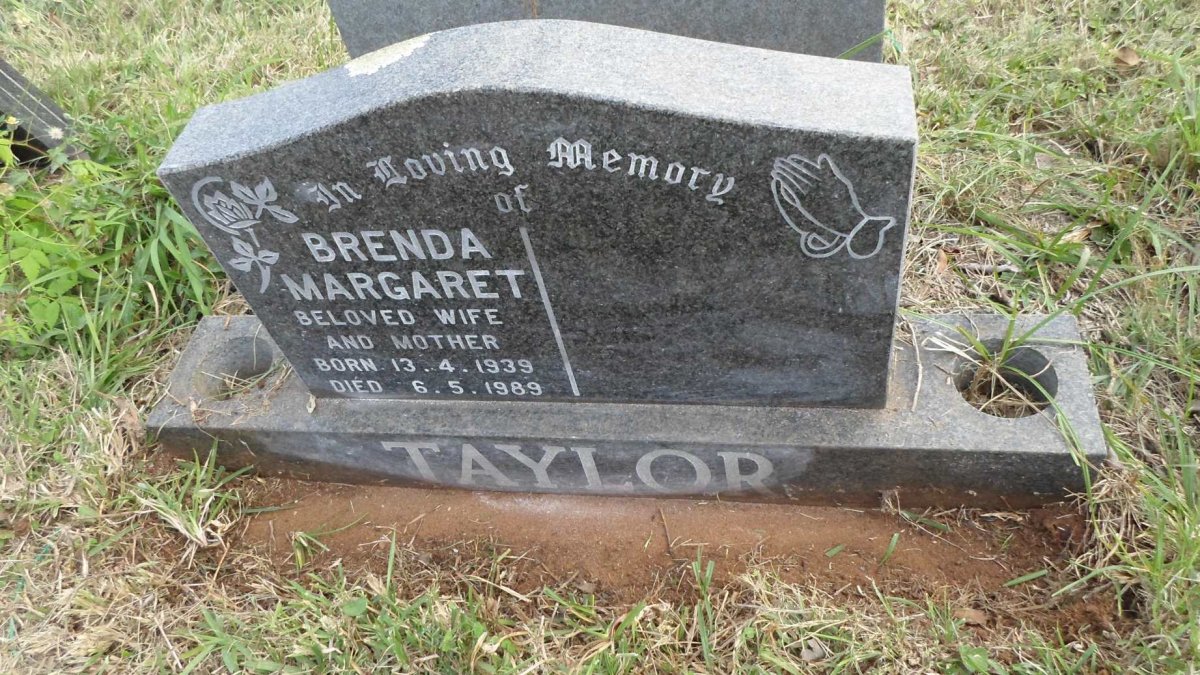 TAYLOR Brenda Margaret 1939-1989