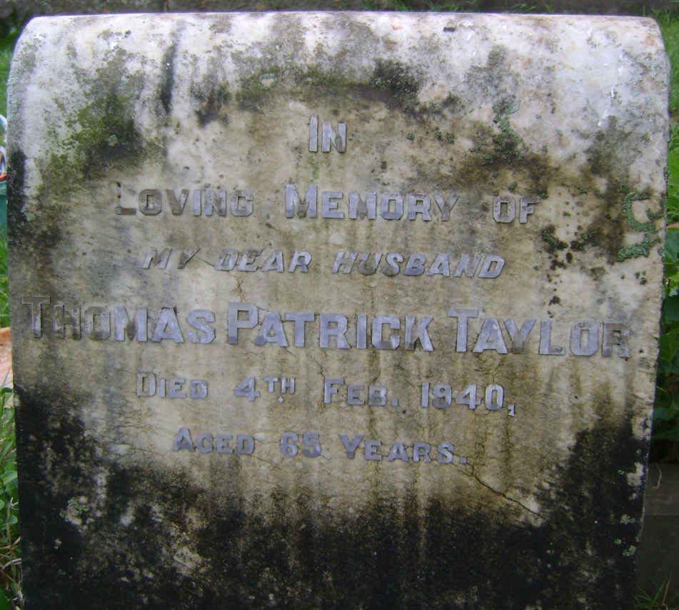 TAYLOR Thomas Patrick -1940