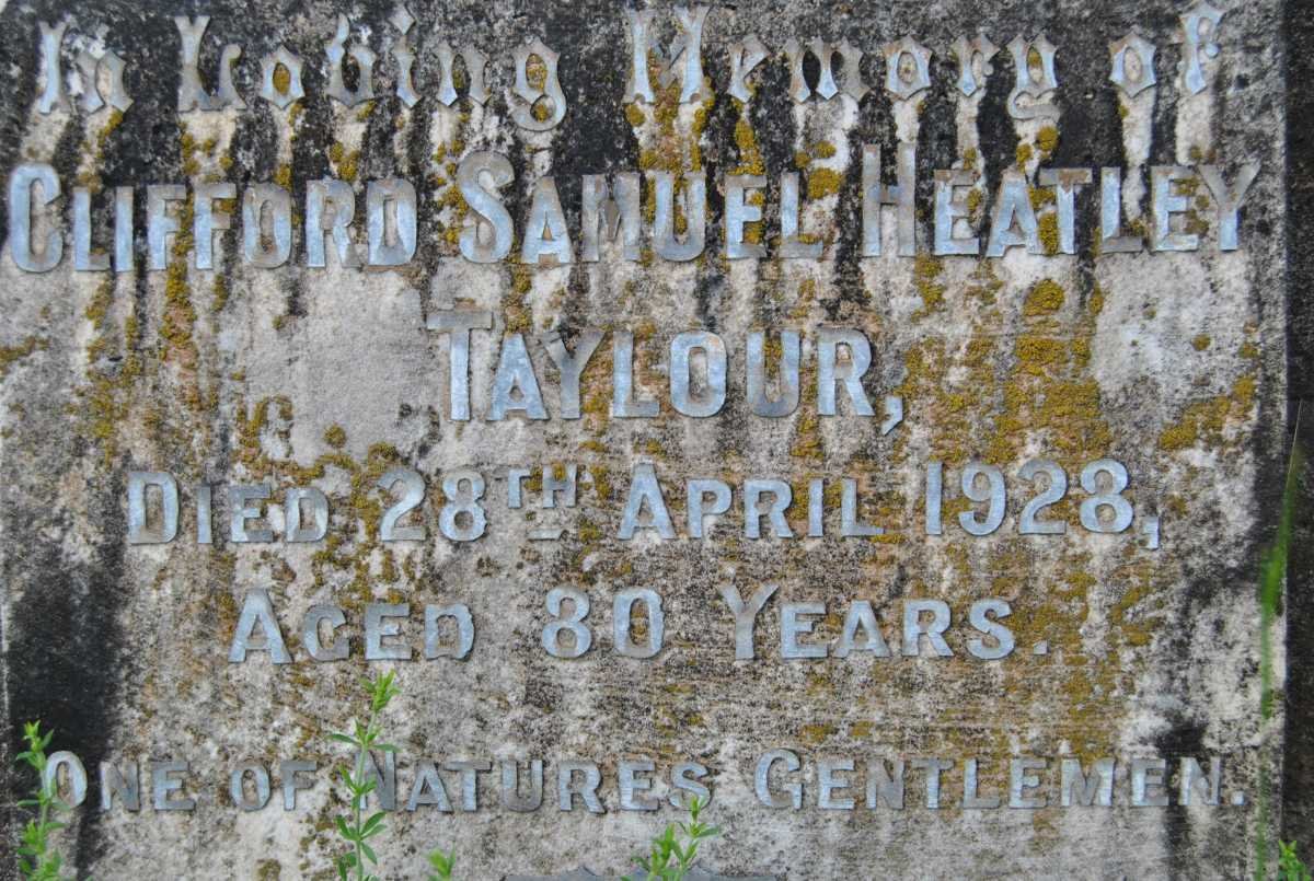 TAYLOUR Clifford Samuel Heatley -1928