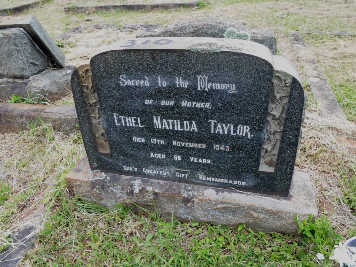 TAYLOR Ethel Matilda -1943