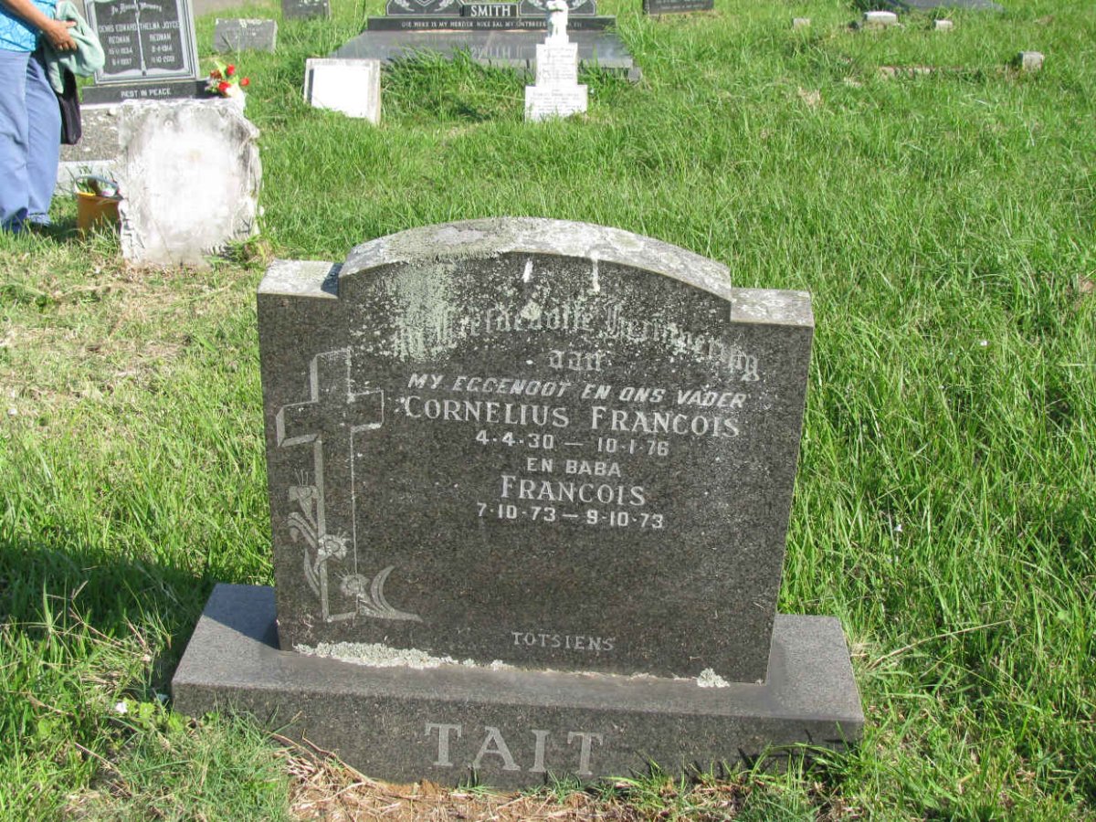 TAIT Cornelius Francois 1930-1976 :: TAIT Francois 1973-1973