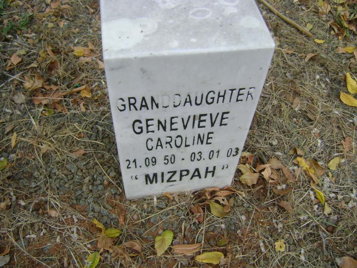 ? Genevieve Caroline 1950-2003