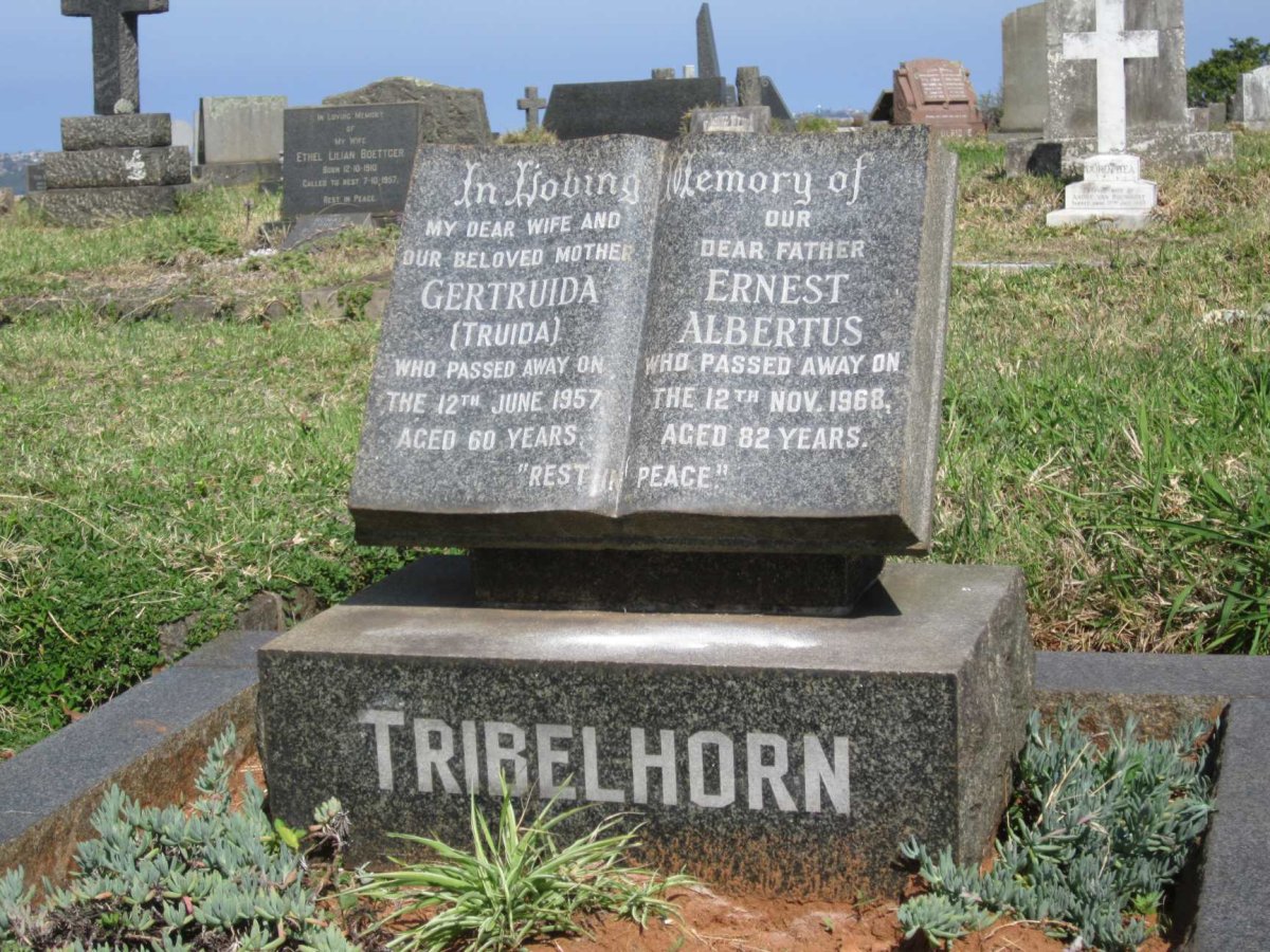 TRIBELHORN Ernest Albertus -1968 &amp; Gertruida -1957