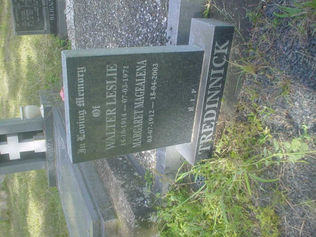 TREDINNICK Walter Leslie 1914-1971 &amp; Margaret Magealena 1912-2003