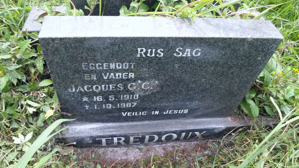 TREDOUX Jacques G.C. 1910-1987