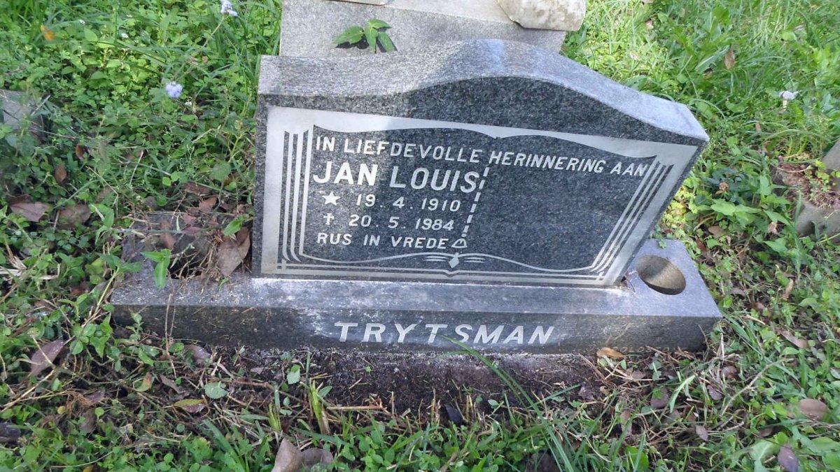 TRYTSMAN Jan Louis 1910-1984