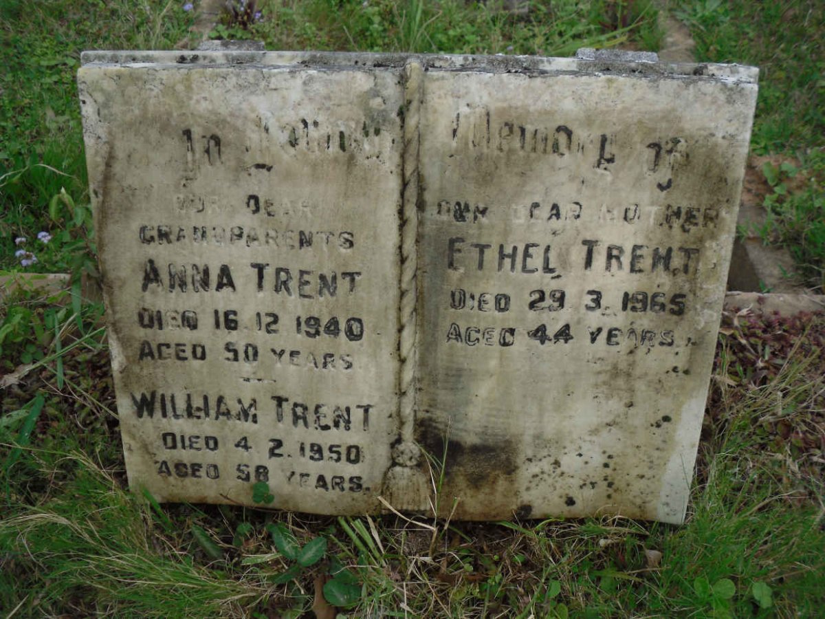 TRENT William -1950 &amp; Anna -1940 :: TRENT Ethel -1965
