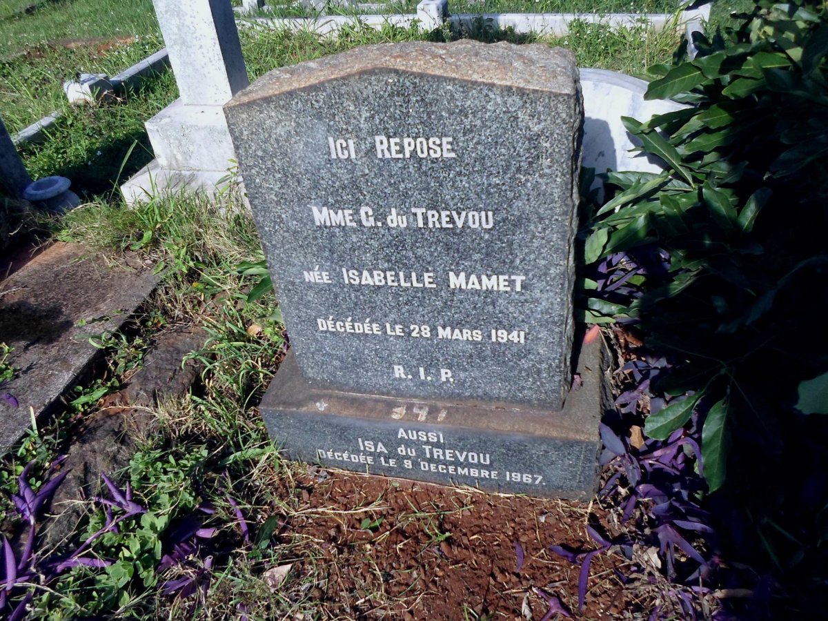 TREVOU G., du nee Isabelle MAMET -1941 :: TREVOU Isa, du -1967