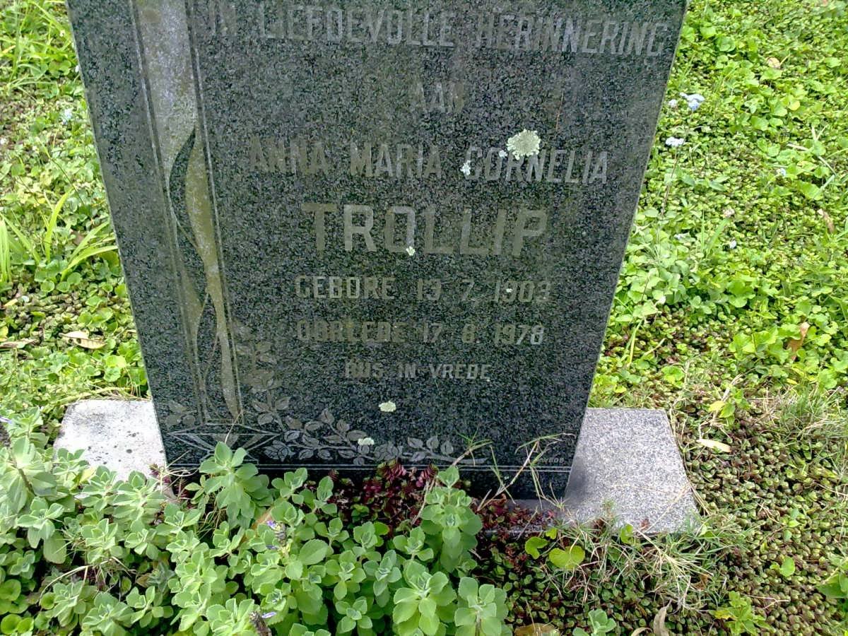 TROLLIP Anna Maria Cornelia 1903-1978