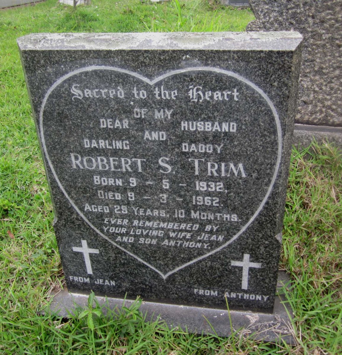 TRIM Robert S. 1932-1962