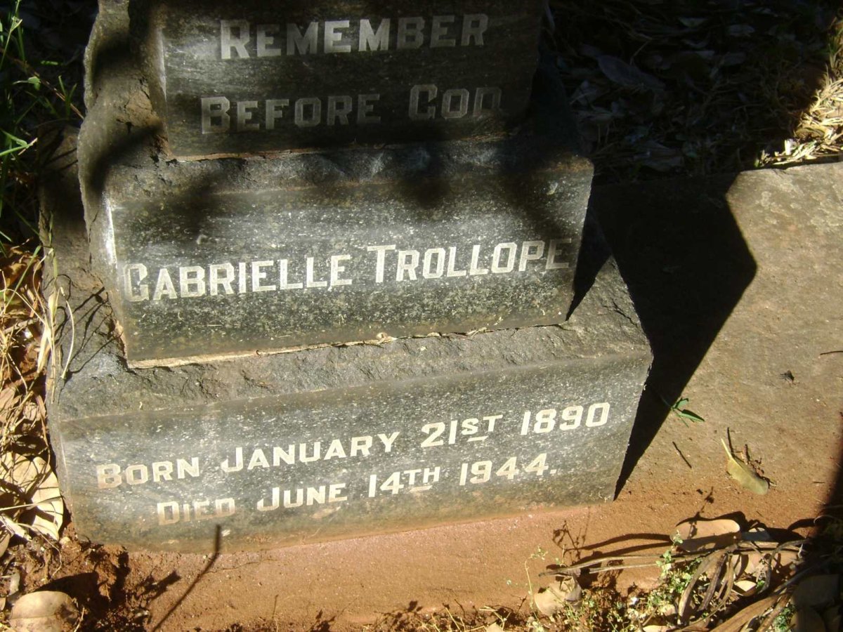 TROLLOPE Gabrielle 1890-1944