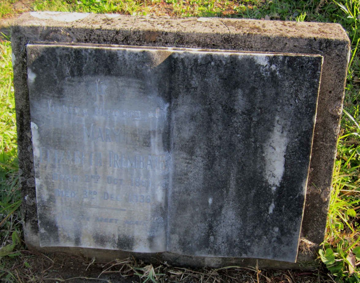TREMBATH Mary Elizabeth 1851-1936