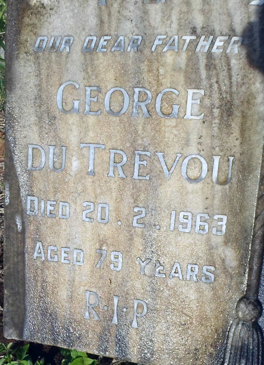 TREVOU George, du -1963