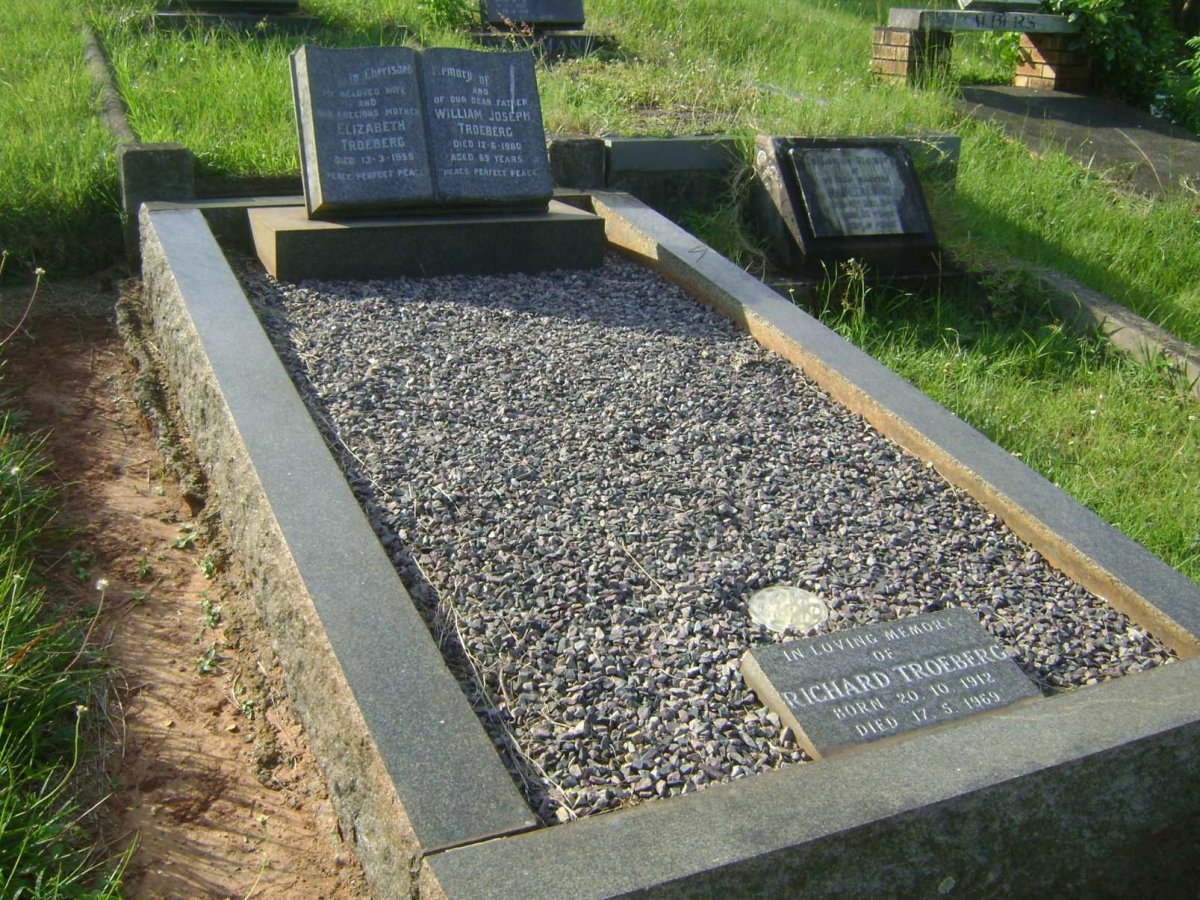 TROEBERG William Joseph -1980 &amp; Elizabeth -1959 :: TROEBERG Richard 1912-1969