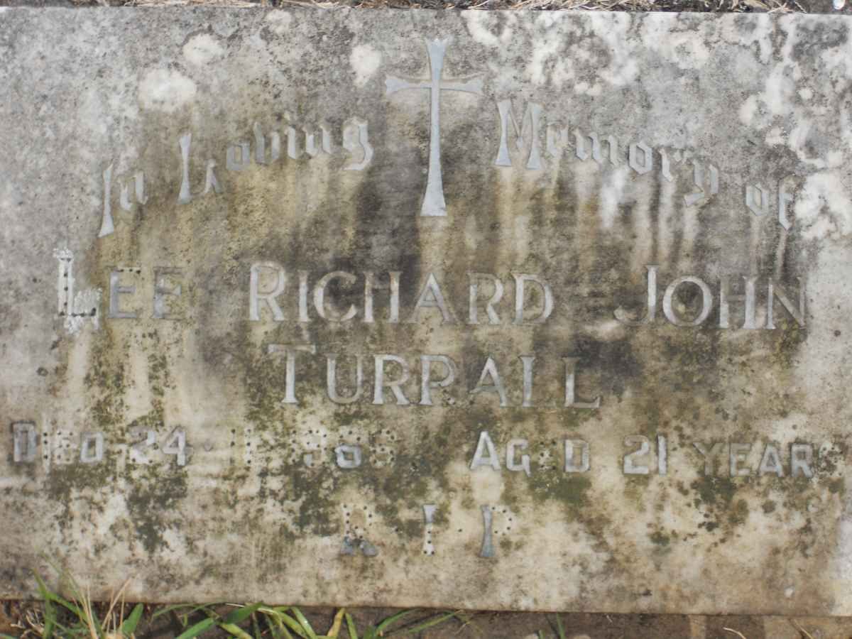 TURRALL Lee Richard John -1966