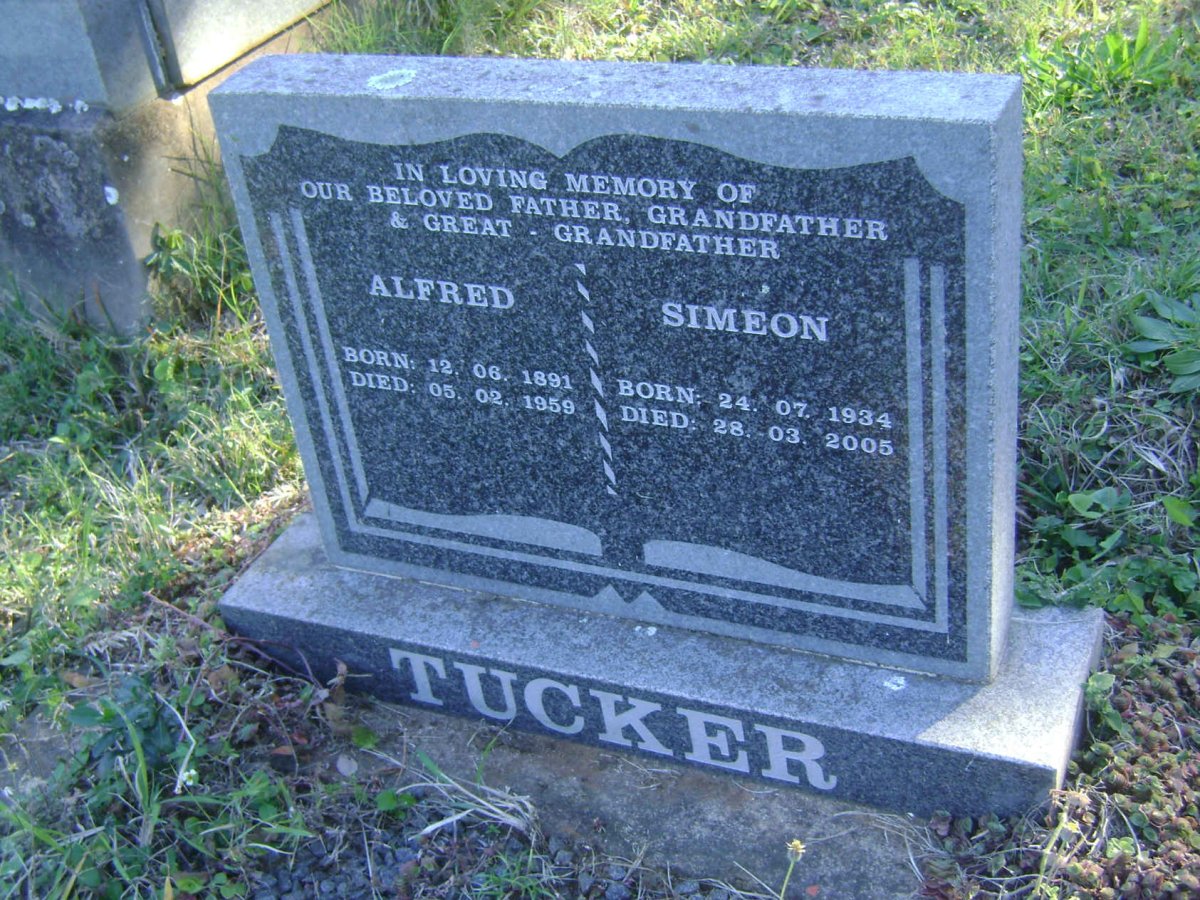 TUCKER Alfred 1891-1959 :: TUCKER Simeon 1934-2005