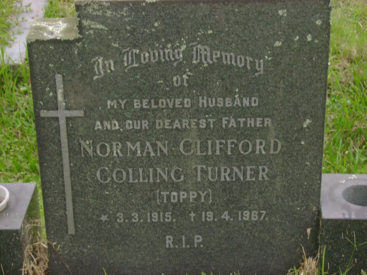 TURNER Norman Clifford Colling 1915-1967