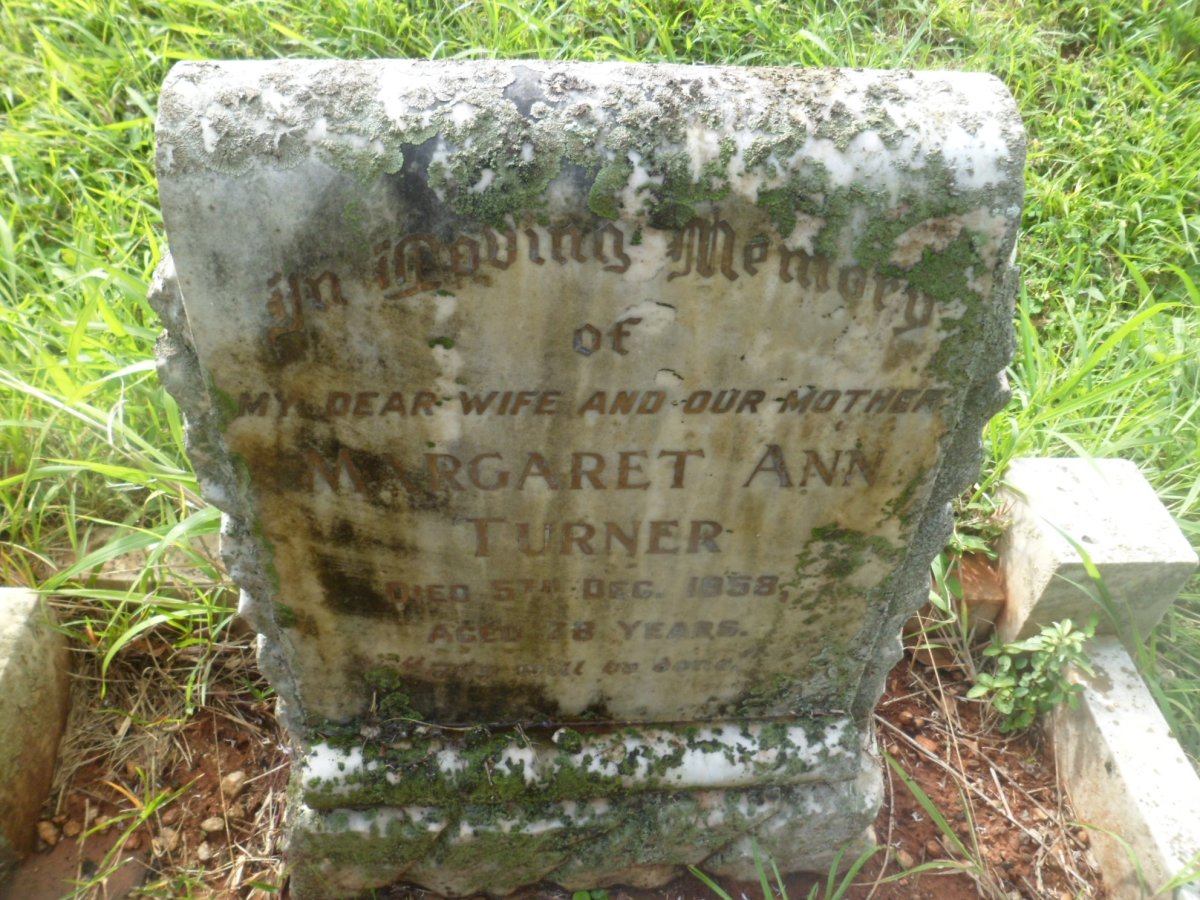 TURNER Margaret Ann -1958