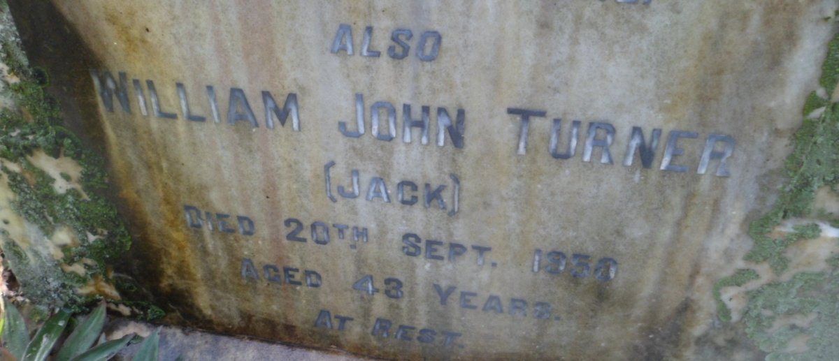 TURNER William John -1950