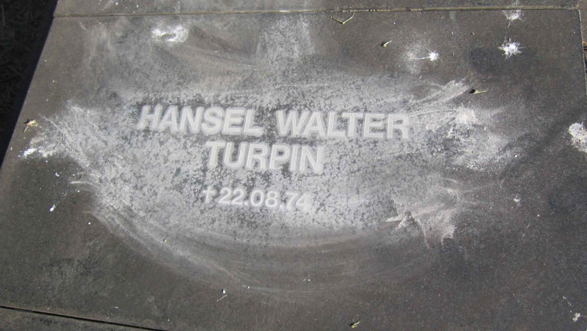 TURPIN Hansel Walter -1974