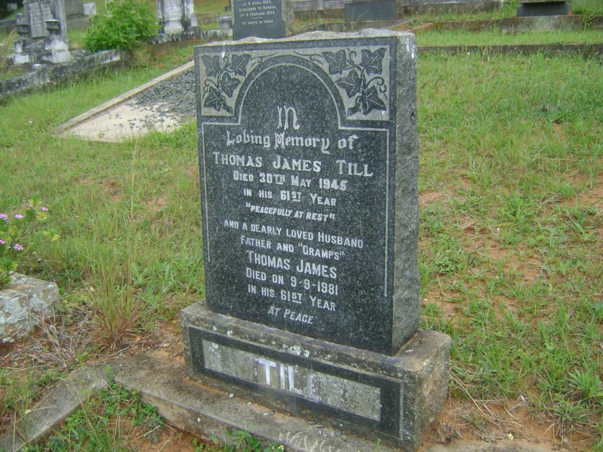 TILL Thomas James -1945 :: TILL Thomas James -1981
