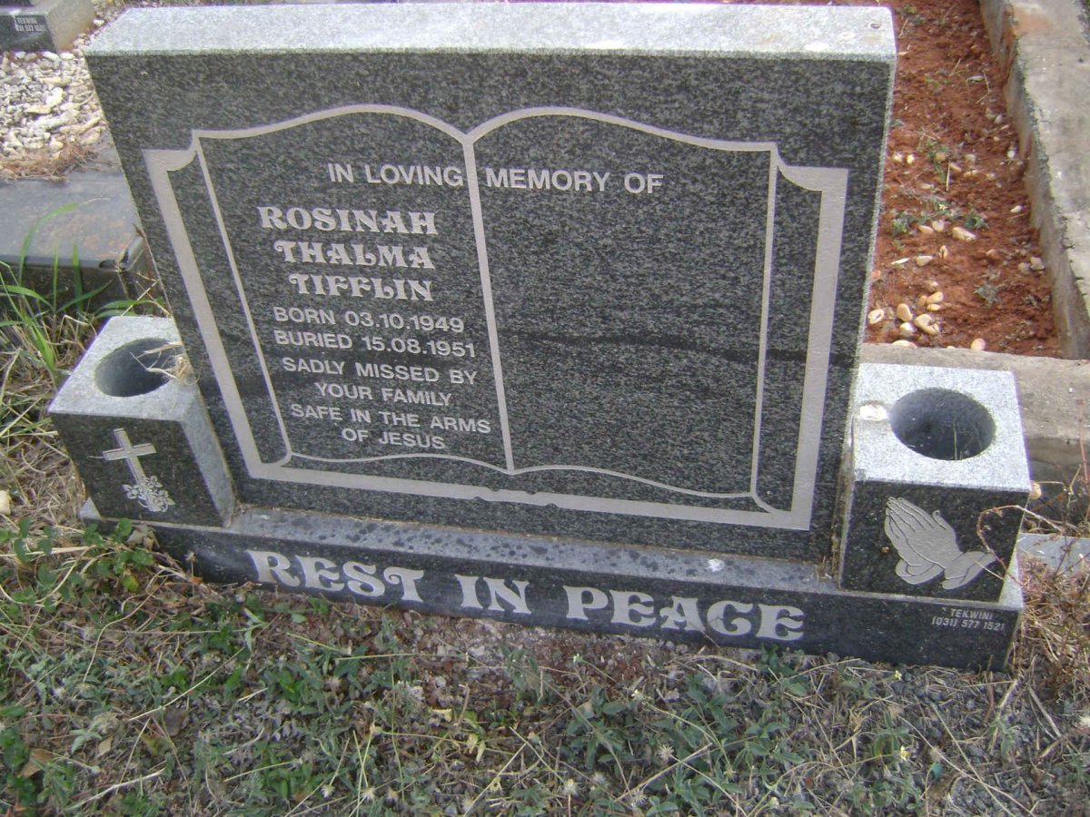 TIFFLIN Rosinah Thalma 1949-1951