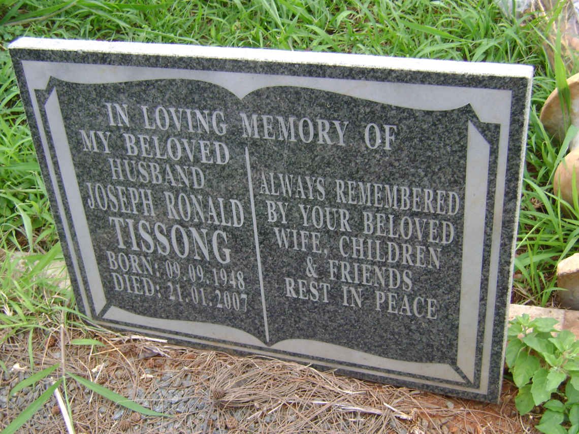 TISSONG Joseph Ronald 1948-2007