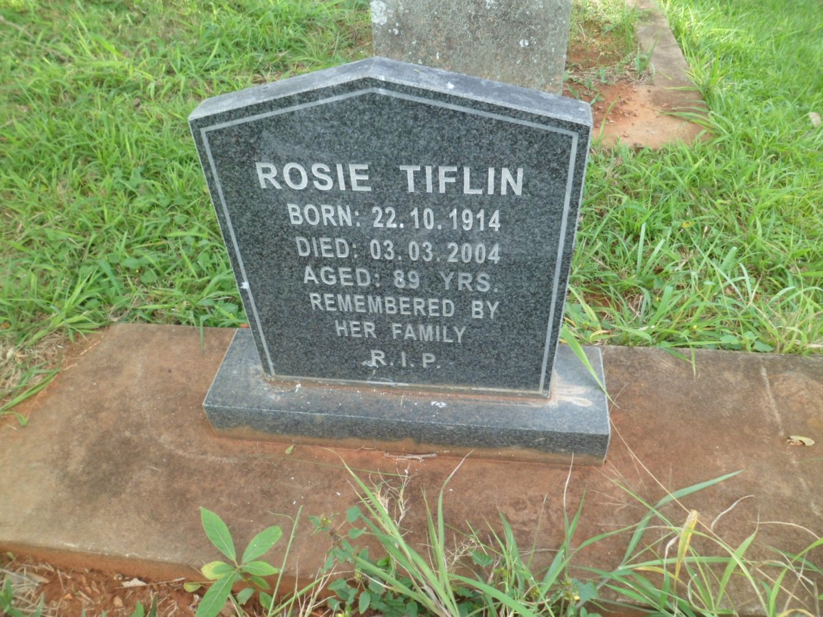 TIFLIN Rosie 1914-2004