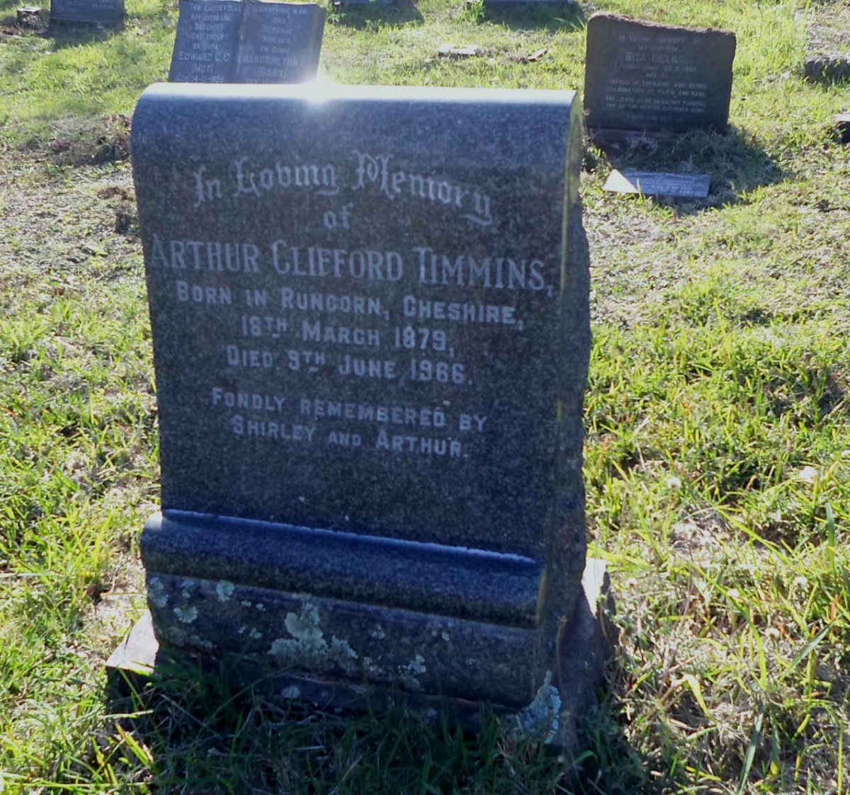  TIMMINS Arthur Clifford 1879-1966