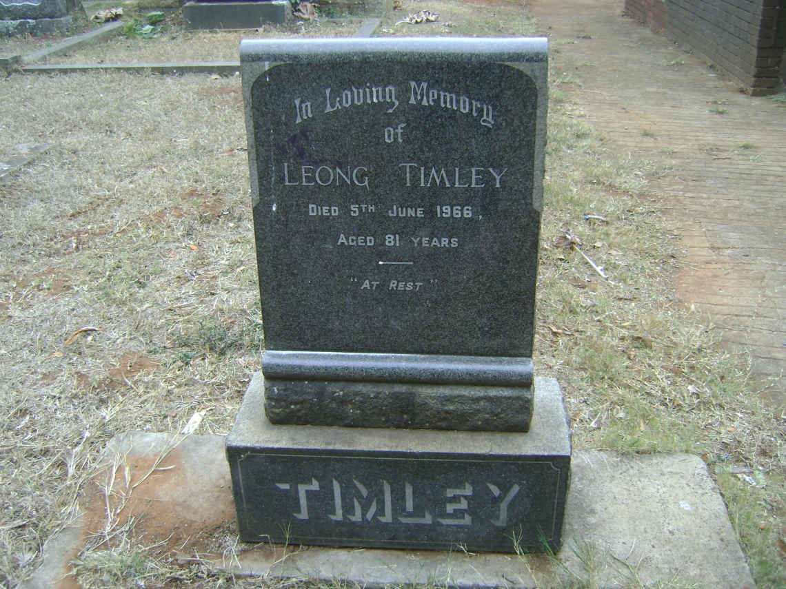 TIMLEY Leong -1966