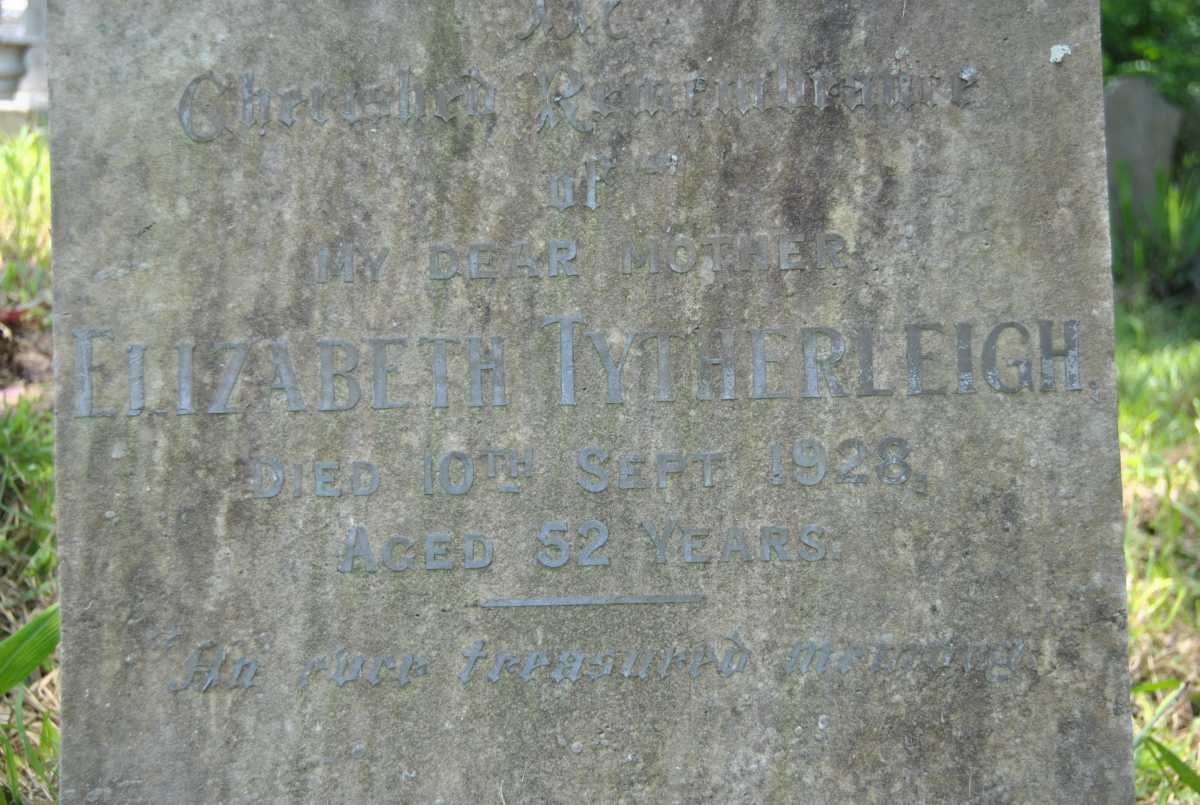 TYTHERLEIGH Elizabeth -1923