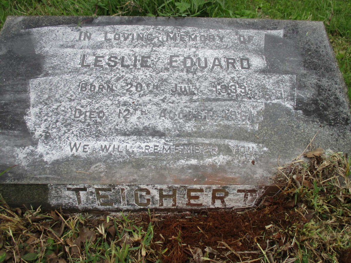 TEICHERT Leslie Eduard 1939-1961