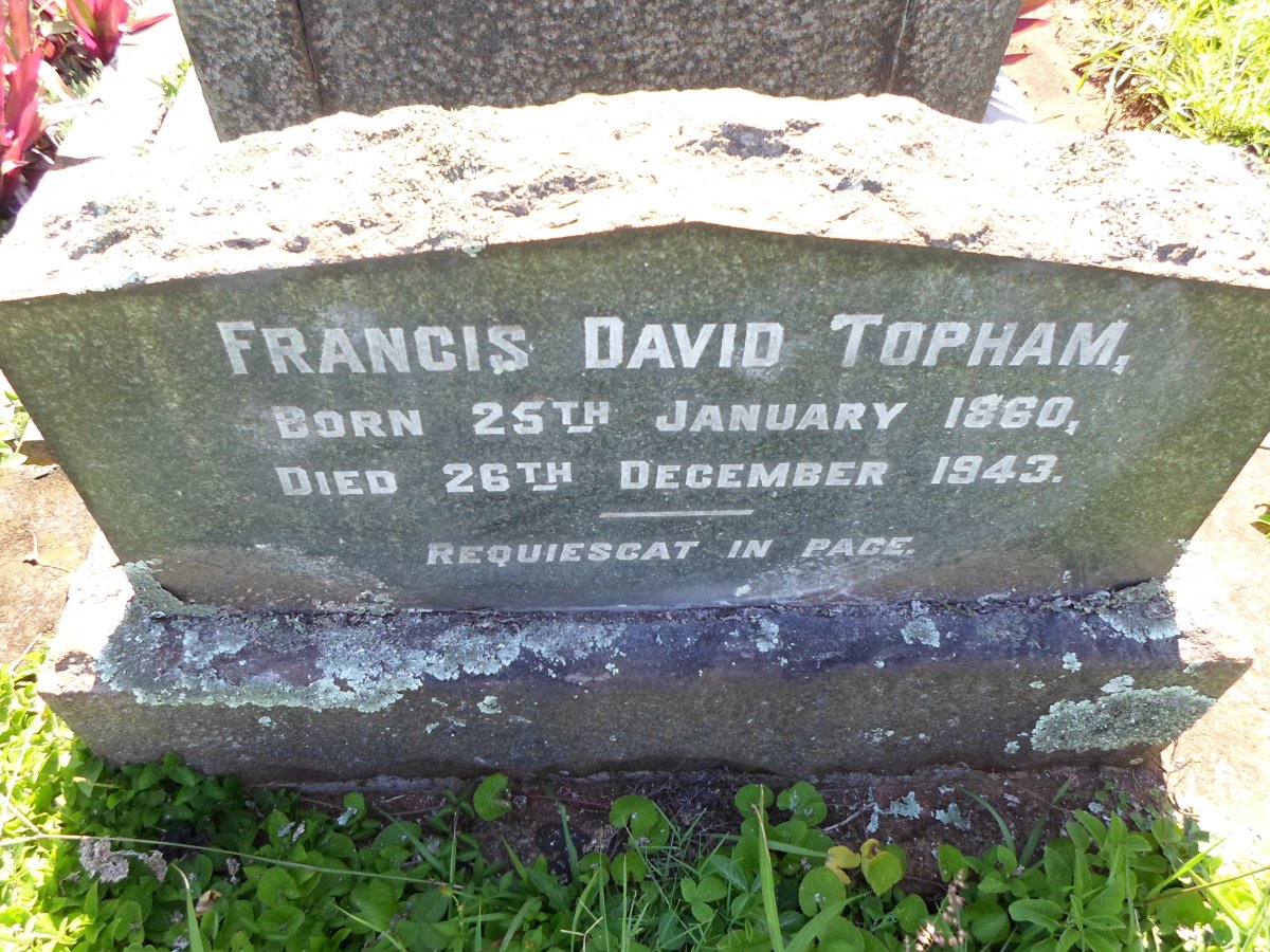 TOPHAM Francis David 1860-1943