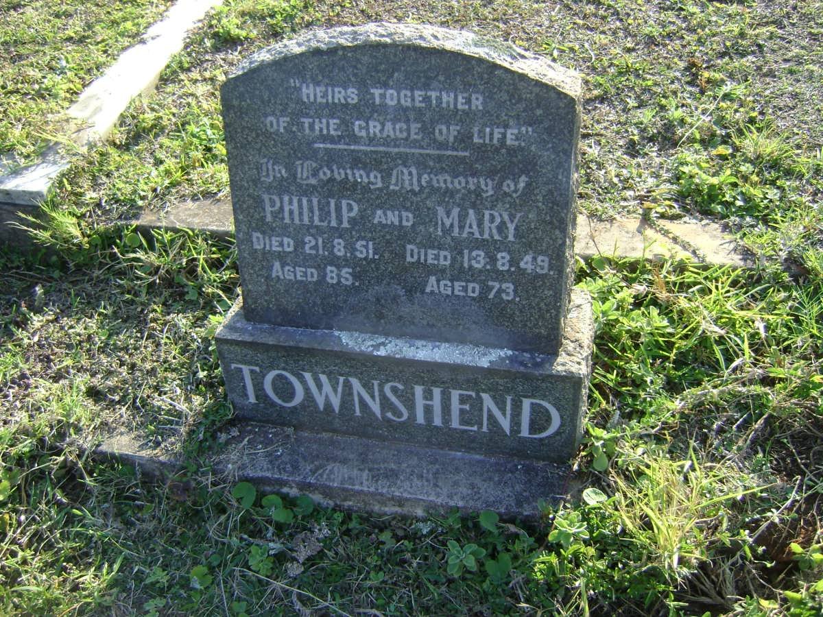 TOWNSHEND Philip -1951 &amp; Mary -1949