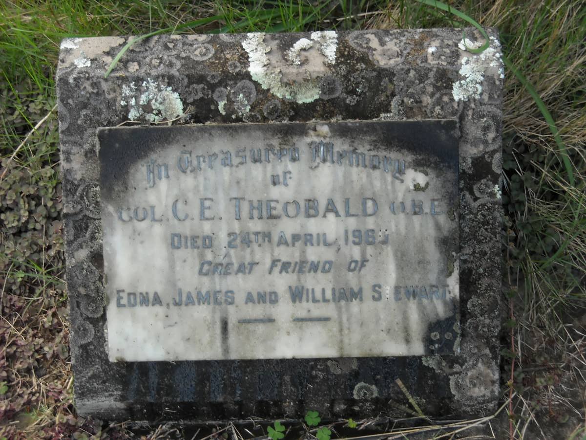 THEOBALD Col C.E. -1960