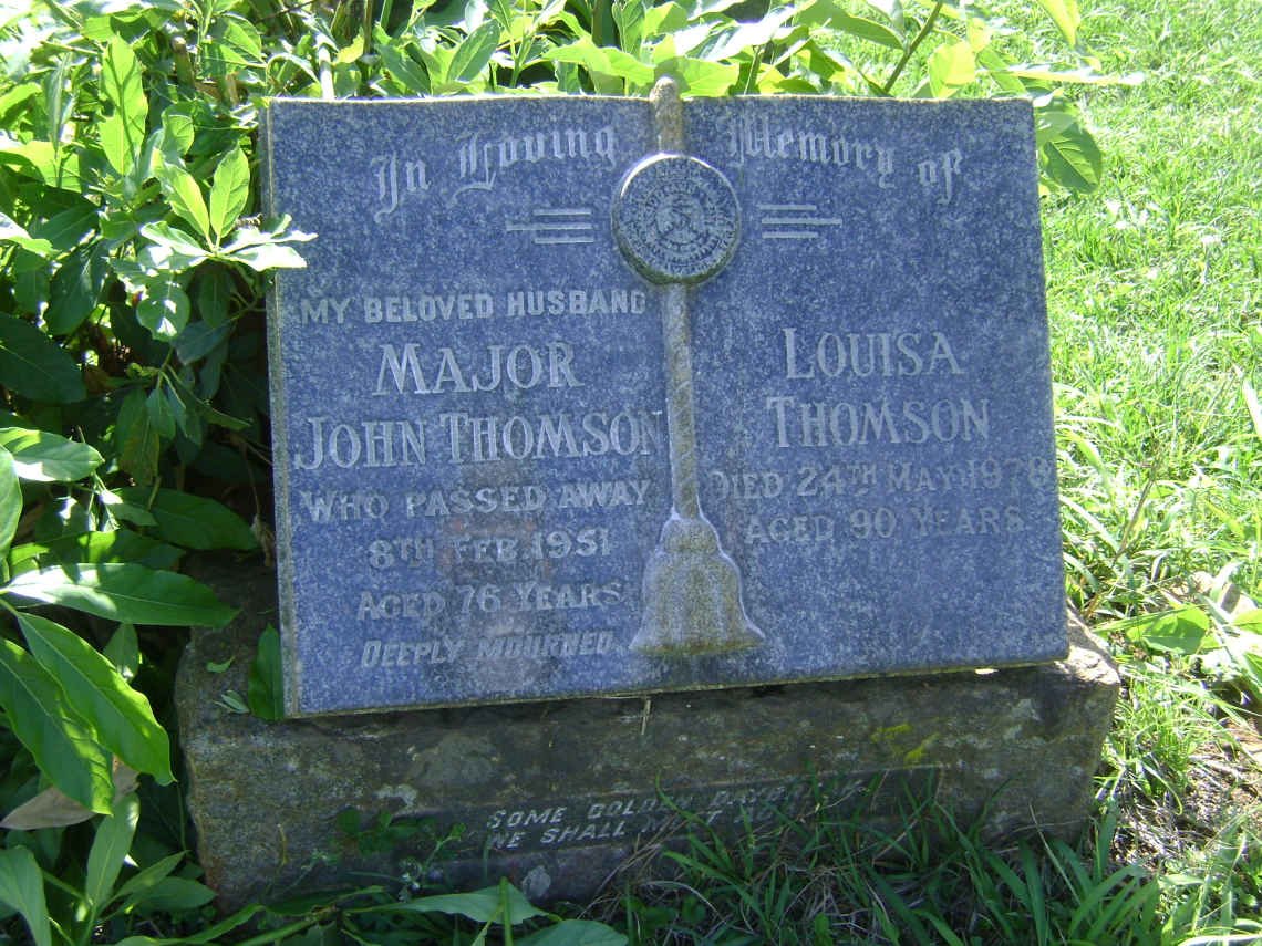 THOMSON John -1951 &amp; Louisa -1978