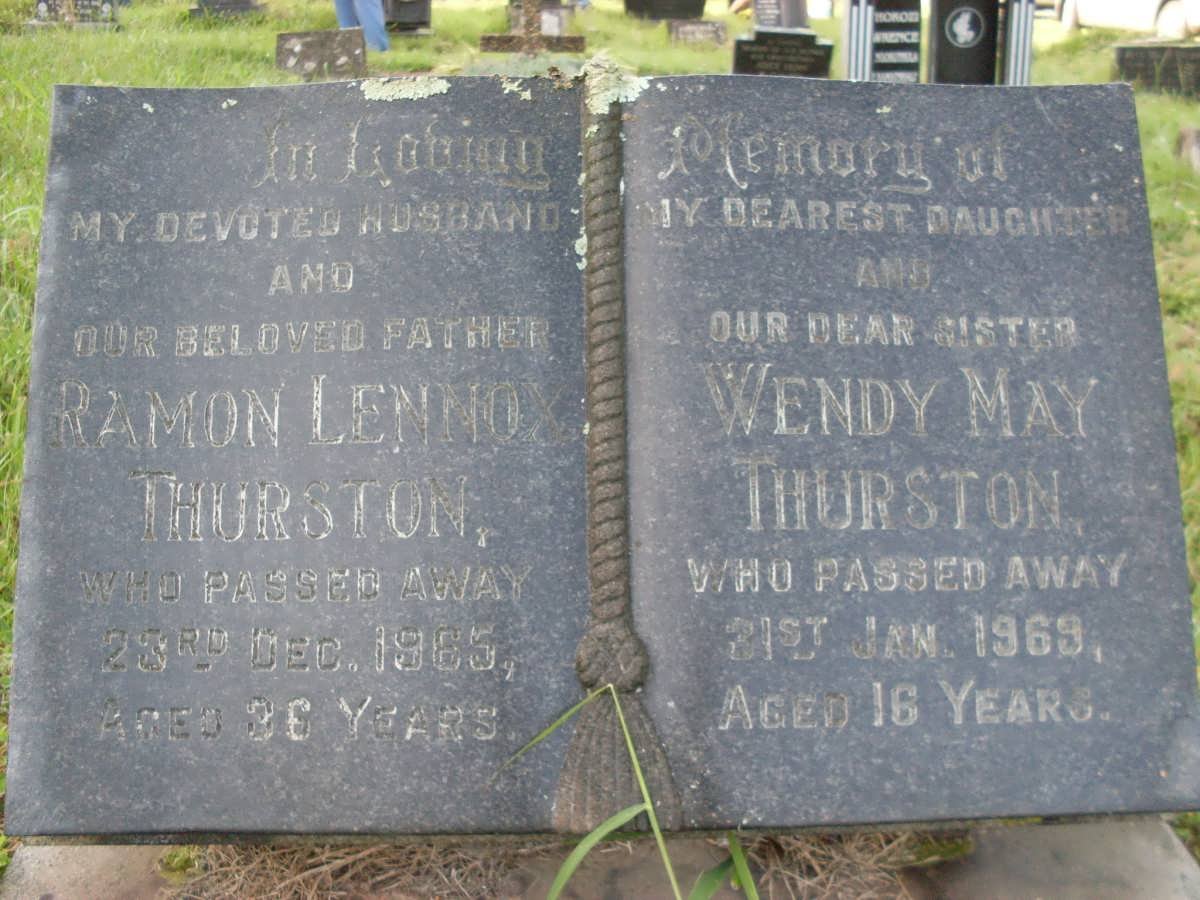 THURSTON Ramon Lennox -1965 :: THURSTON Wendy May -1969