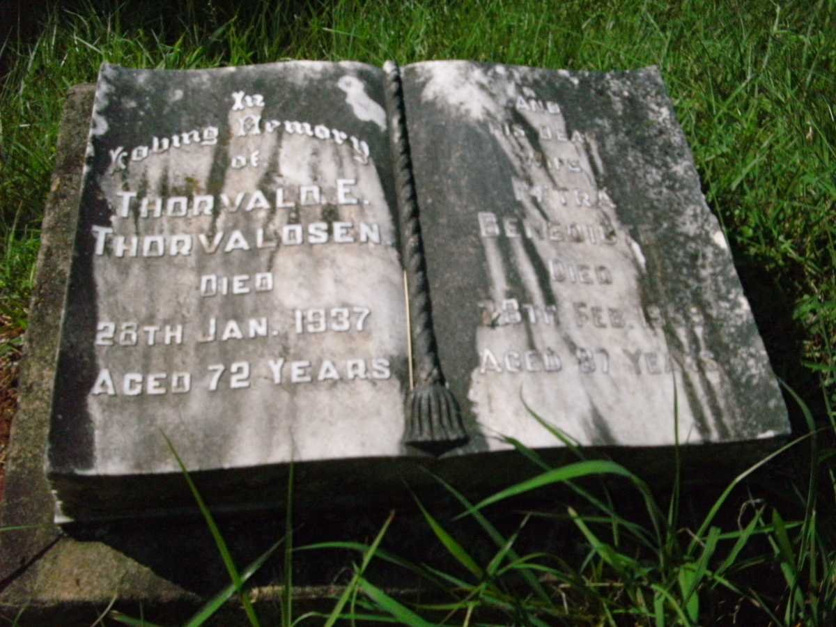 THORVALOSEN Thorvald E. -1937 &amp; Petra Benedict -1959