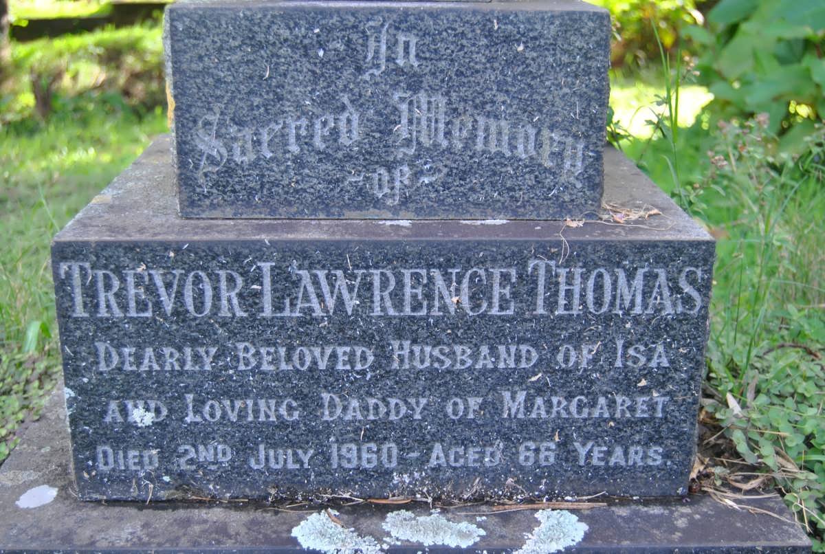 THOMAS Trevor Lawrence -1960